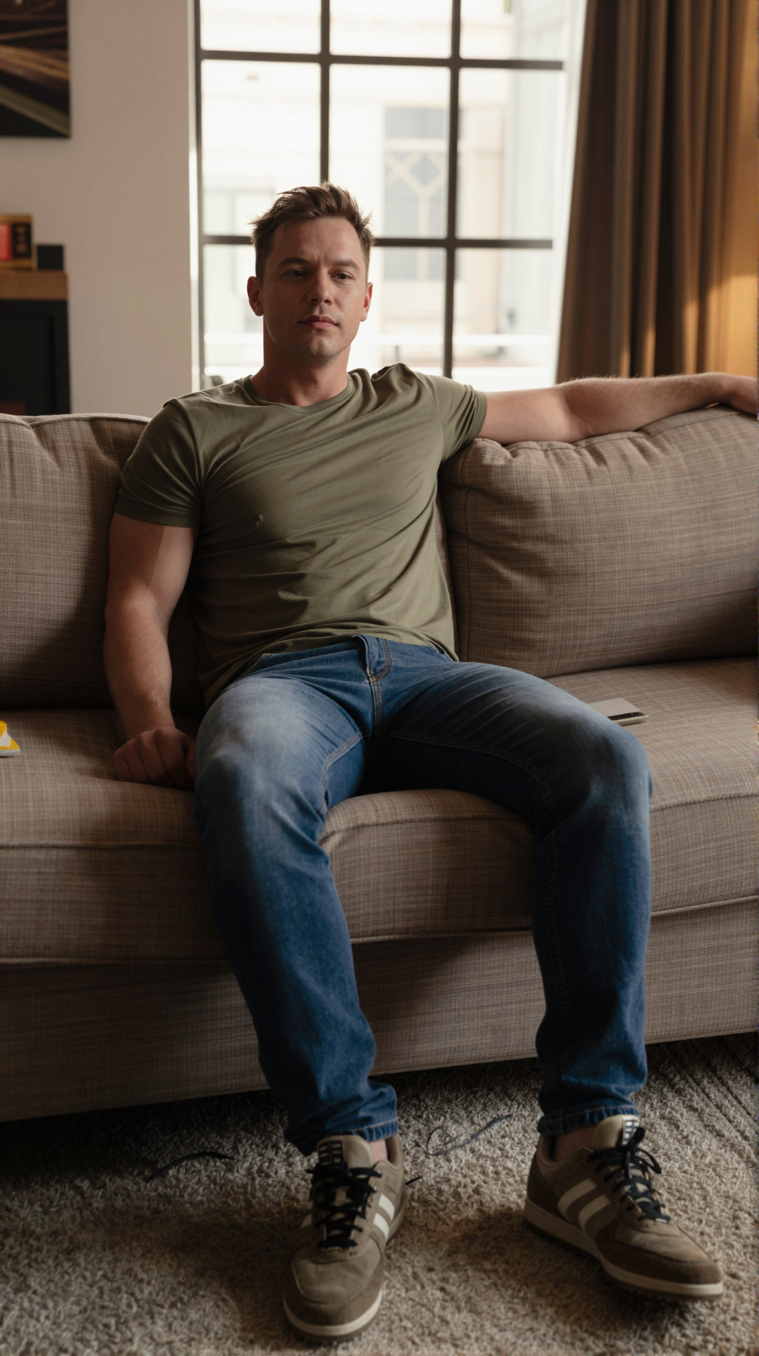 Gay Sucking On A Couch
