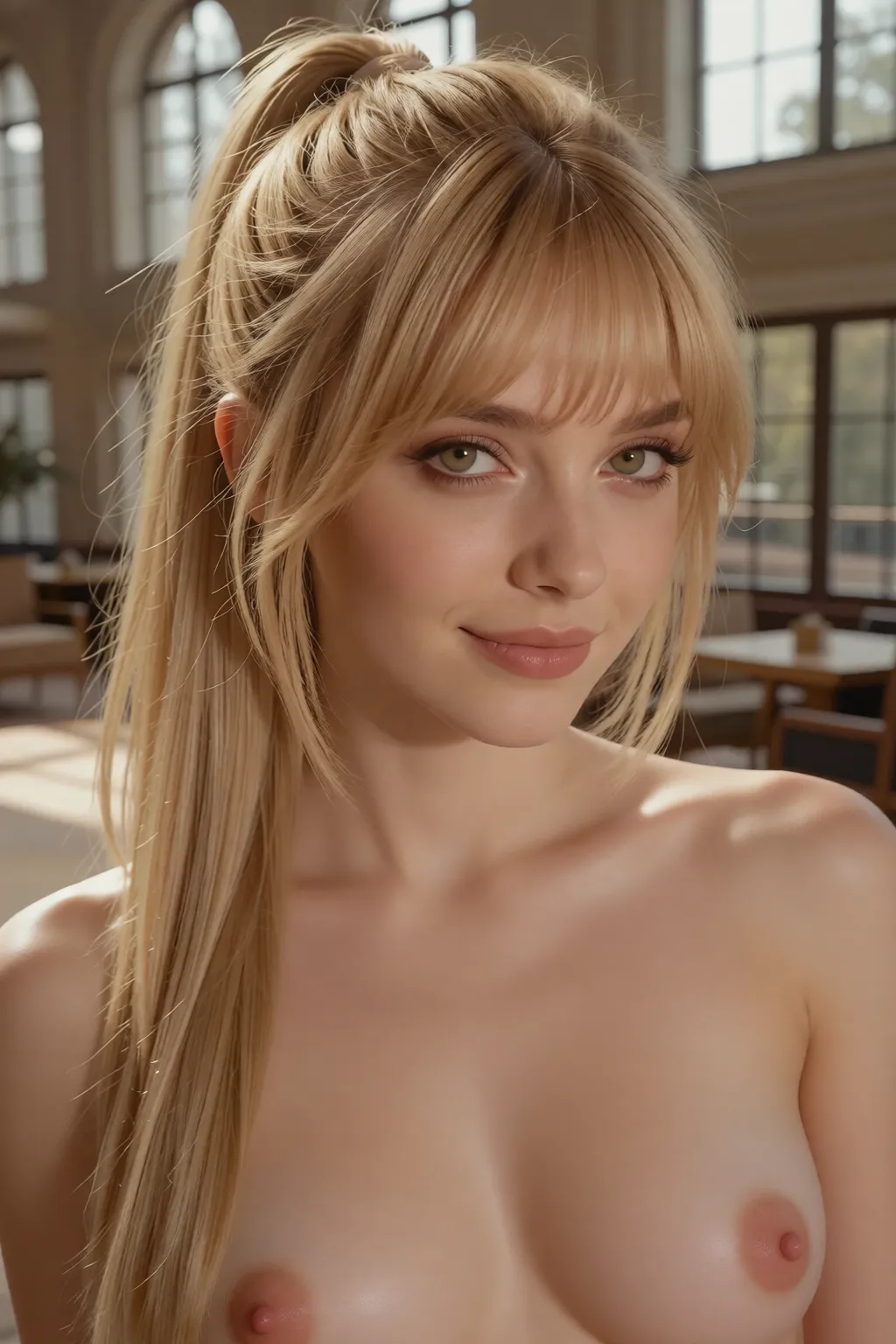 Cowgirl Blonde ponytail beauty