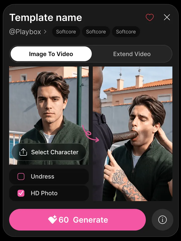 AI Gay Porn HD generation